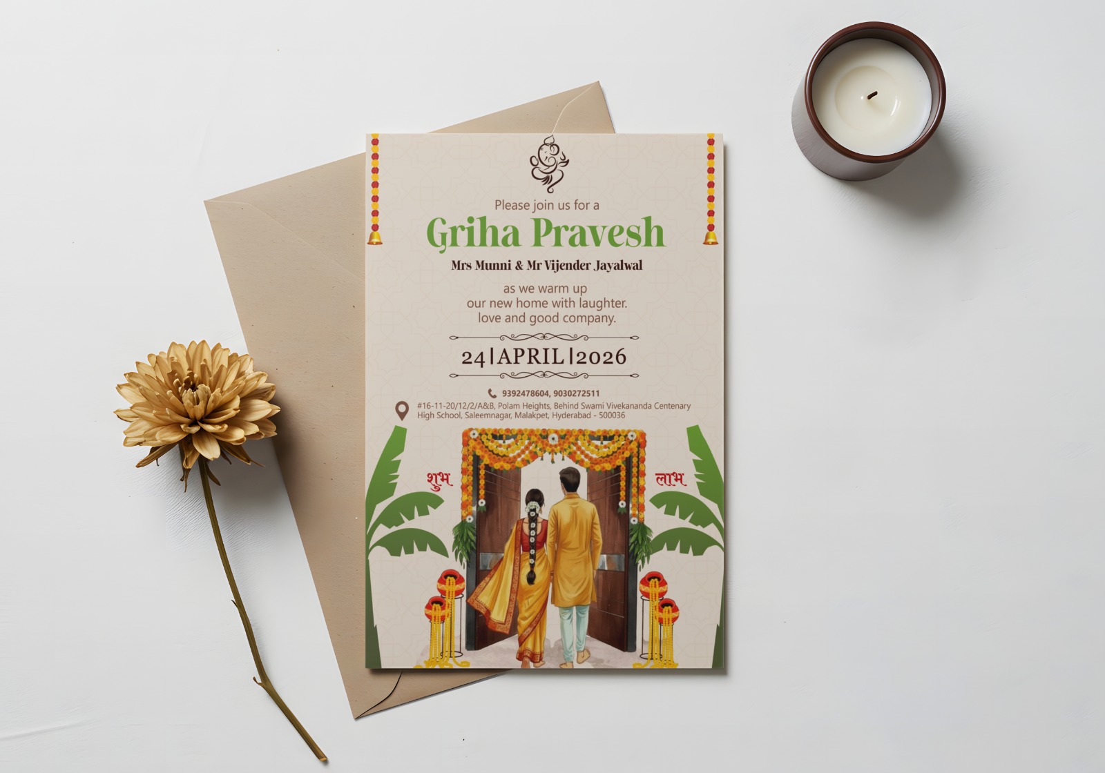 Invitation Card design 12 by Brandingo